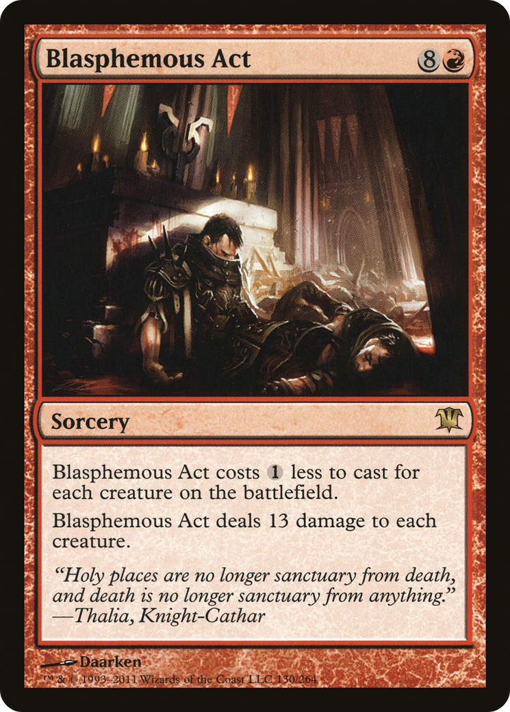 Blasphemous Act - Magic the Gathering card
